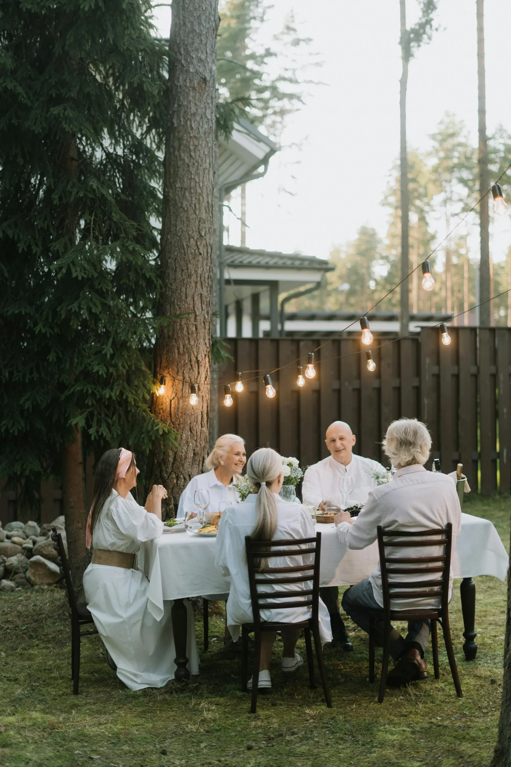 old people eating 